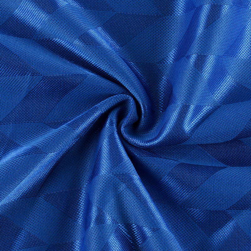Glänzender doppelseitiger Jacquardstoff mit Rautenstreifen