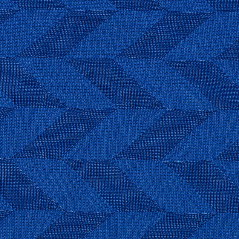 Glänzender doppelseitiger Jacquardstoff mit Rautenstreifen