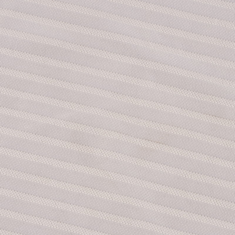 Gestreifter, doppelseitiger Piqué-Mesh-Stoff
